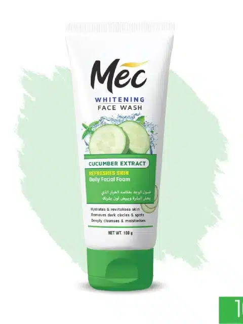 Mec Whitening Cucumber Extract Face Wash 100ml
