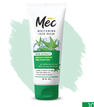 Mec Whitening Neem Extract Face Wash 100ml