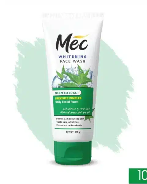 Mec Whitening Neem Extract Face Wash 100ml