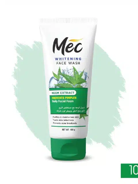 Mec Whitening Neem Extract Face Wash 100ml Mec Whitening Neem Extract Face Wash 100ml