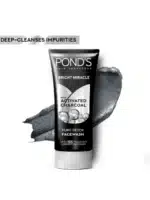 ponds activated charcoal face wash black