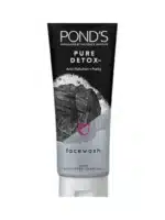 ponds activated charcoal face wash black