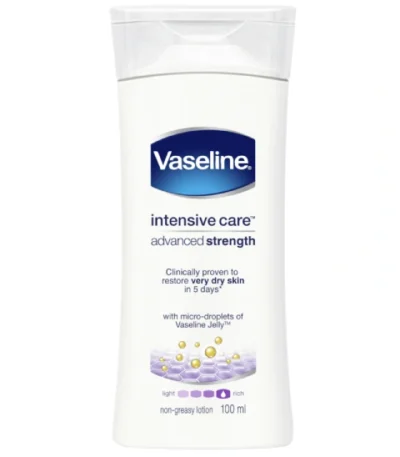 vaseline advanced strength lotion