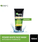 Garnier Man Power White Anti-Dark Cells Face Wash 100 ml - Image 3