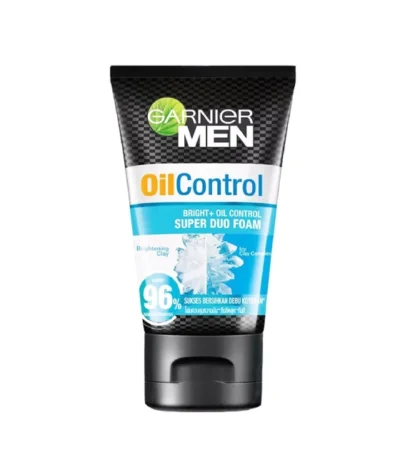Garnier Men Bright + Oil Control Super Duo Foam, 100ml