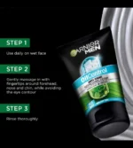 Garnier Men Oil Control Anti Shine Refreshing Foam All Day Face Wash 100Ml - Image 2
