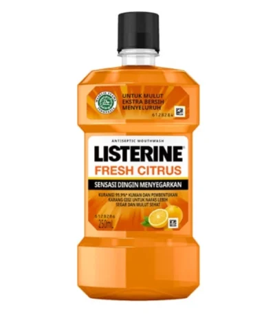Listerine Fresh Citrus Mouth Wash 250ml