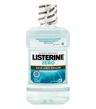 Listerine Zero Feel Lighter Mouth Wash, 250ml