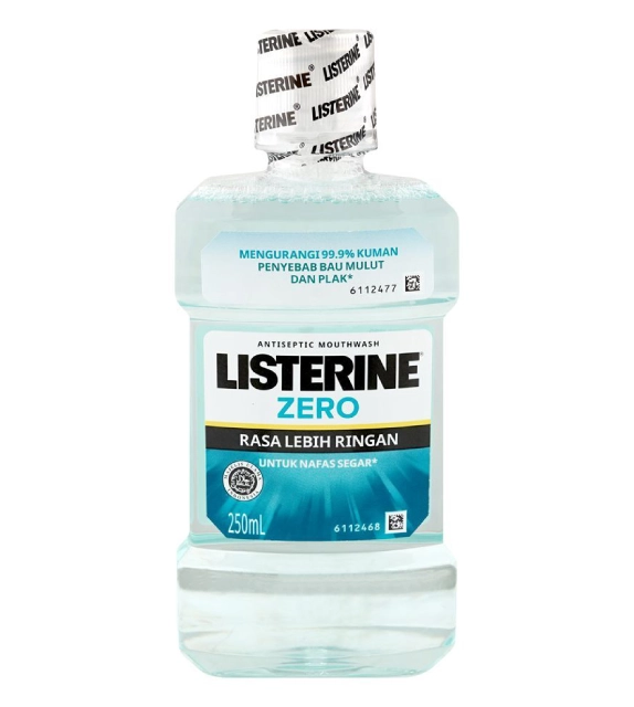 Listerine Zero Feel Lighter Mouth Wash, 250ml