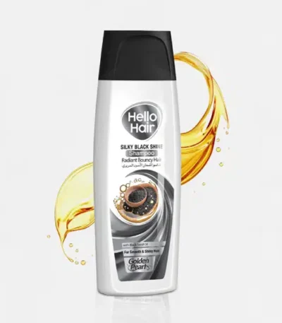 Hello Hair Silky Black Shine Shampoo