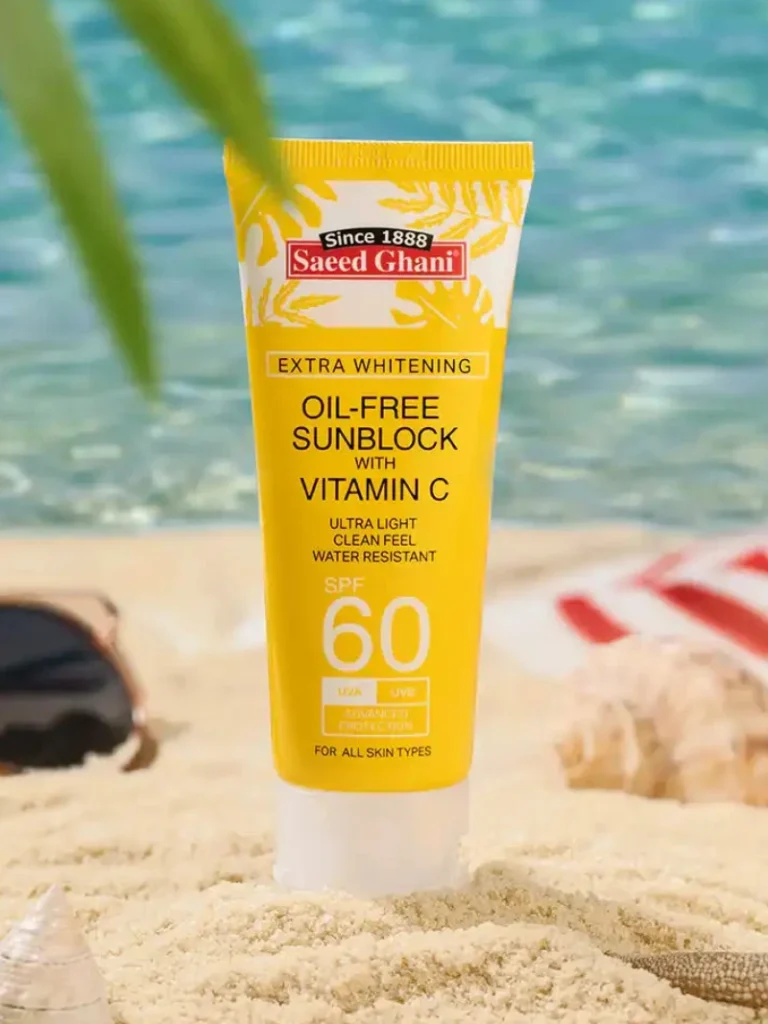 Saeed Ghani Oil Free sun Block With Vitamin C