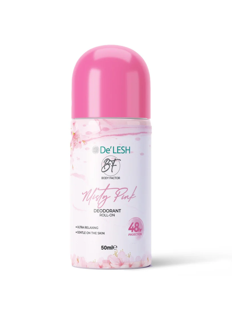 delesh Body Factor Roll-on Misty Pink