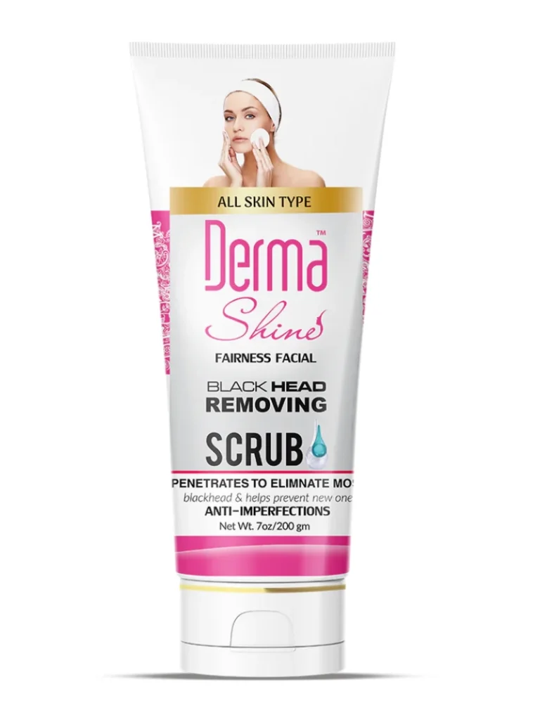 derma shine black head removing scrub