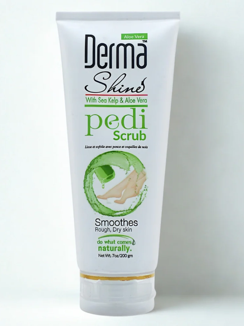 derma shine pedi scrub