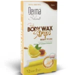 derma shines full body wax strips (lemon & honey)