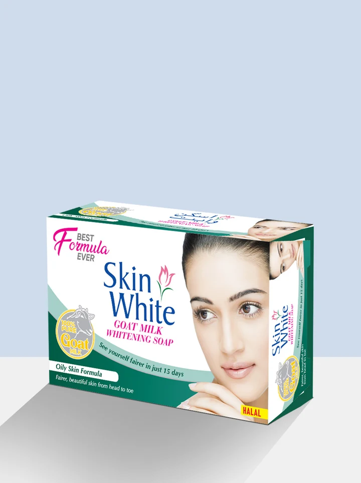skin white goat milk whitening soaps (oily skin )