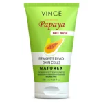 vince exofoliating papaya face wash