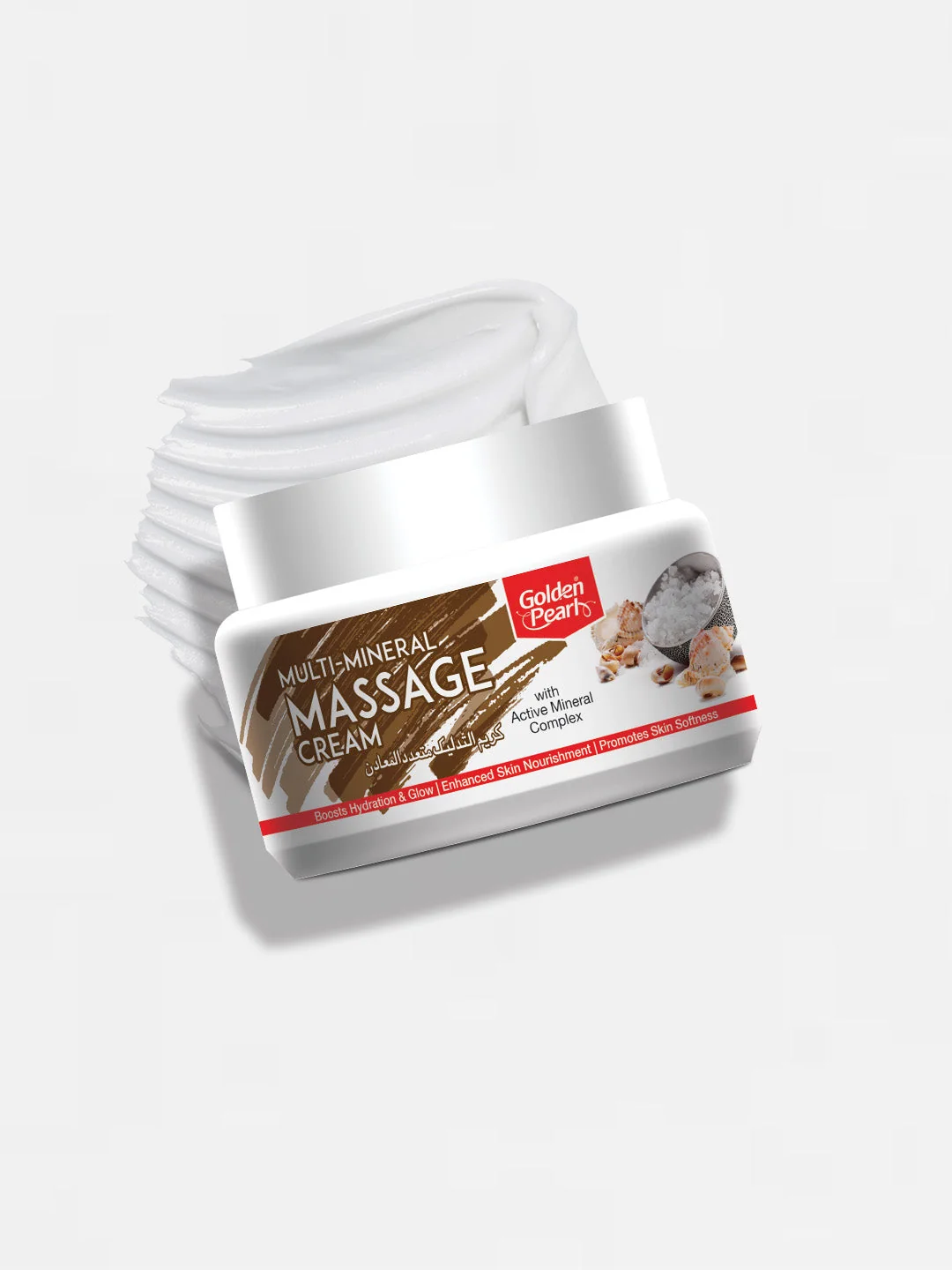 Golden pearl multi-mineral massage cream