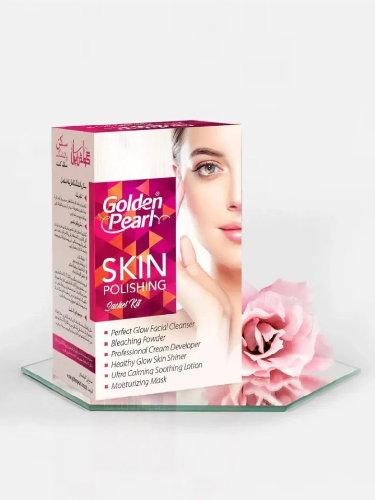 Golden pearl skin polishing kit sachet