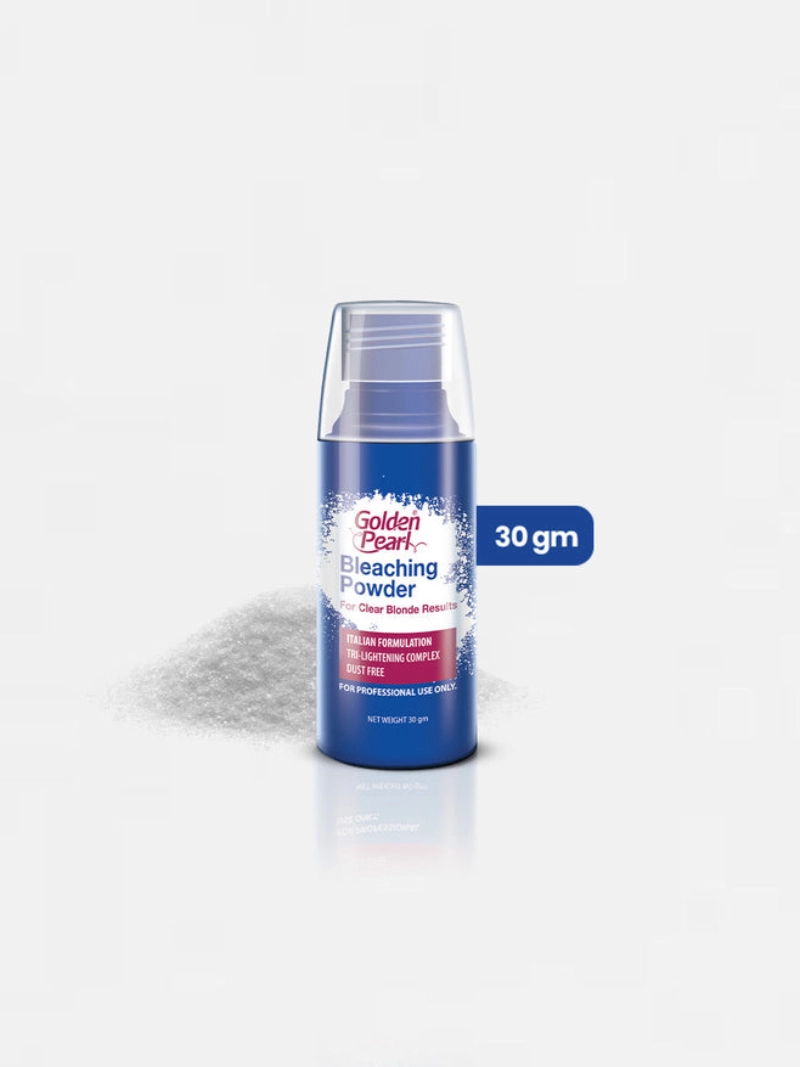 golden pearl bleaching powder for clear blond results
