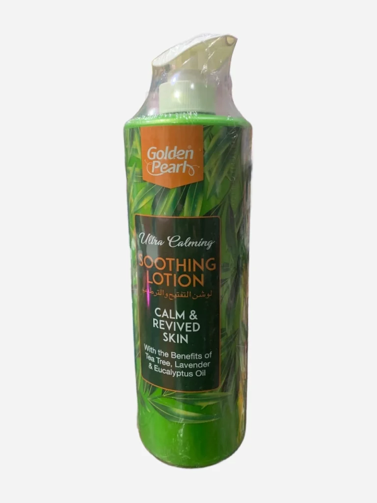 golden pearl ultra calming soothing lotion with extracts of tea tree,lavender & eucalyptus oil (1)