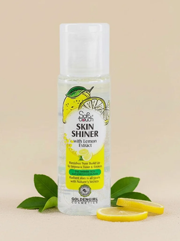 Soft touch skin shiner with lemon extracts