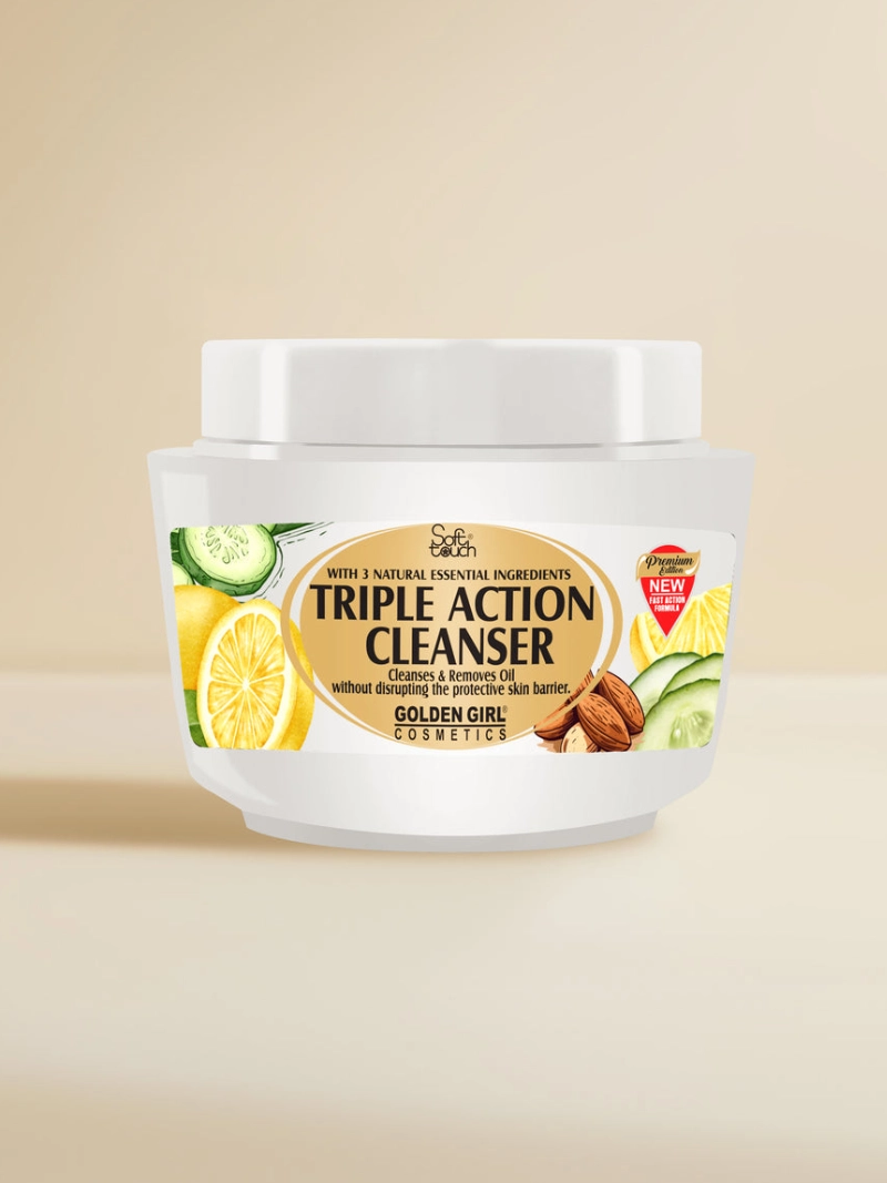 soft touch triple action cleanser