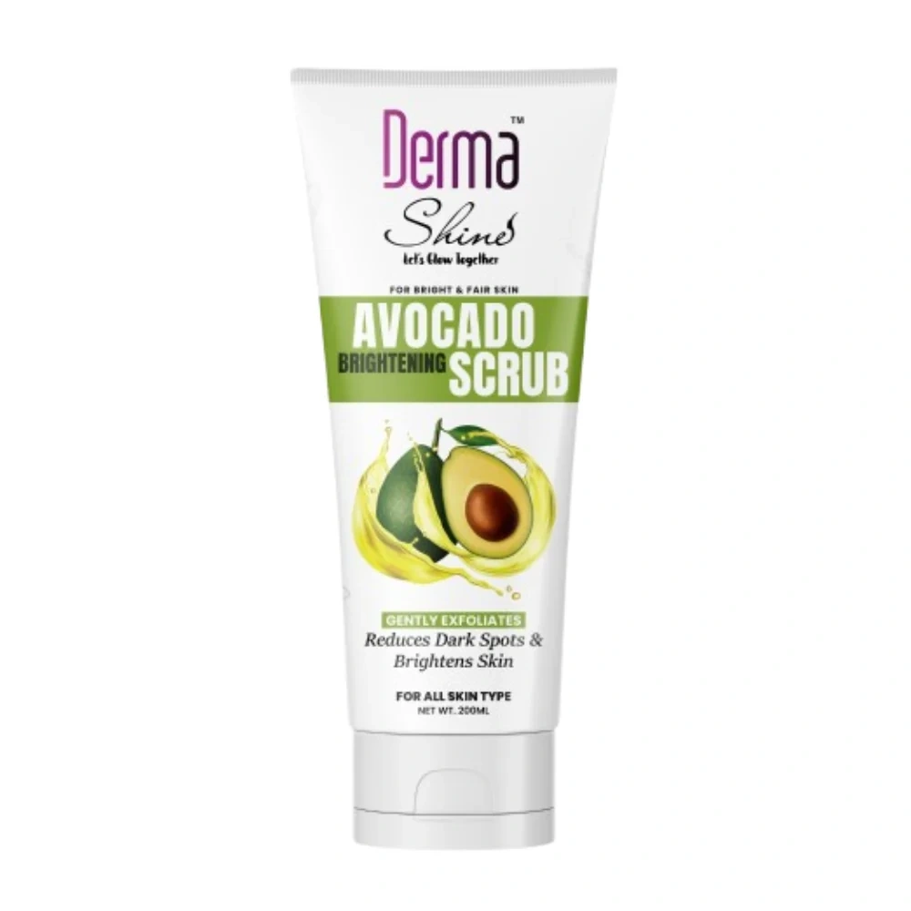 Derma shine avocado Brightning scrub