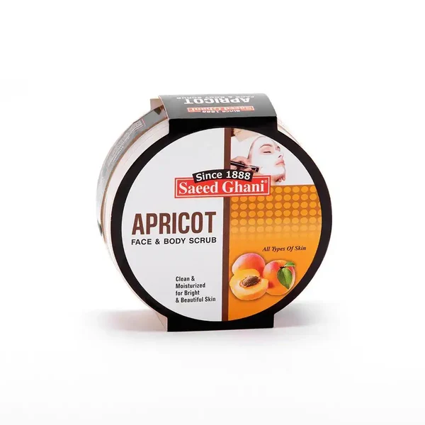 Saeed Ghani aprocot face and body scrub