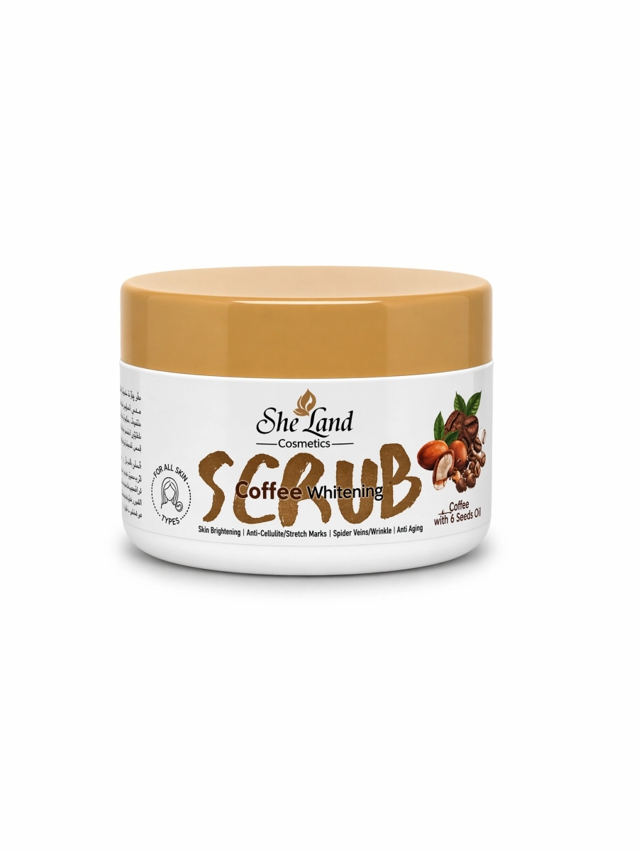 She Land coffee whitening scrub