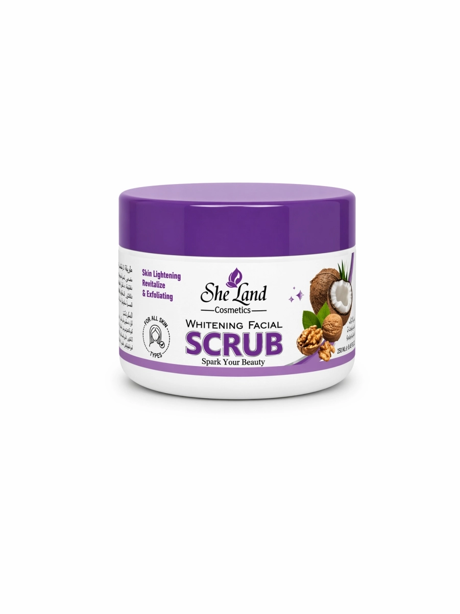 She Land whitening facial scrub