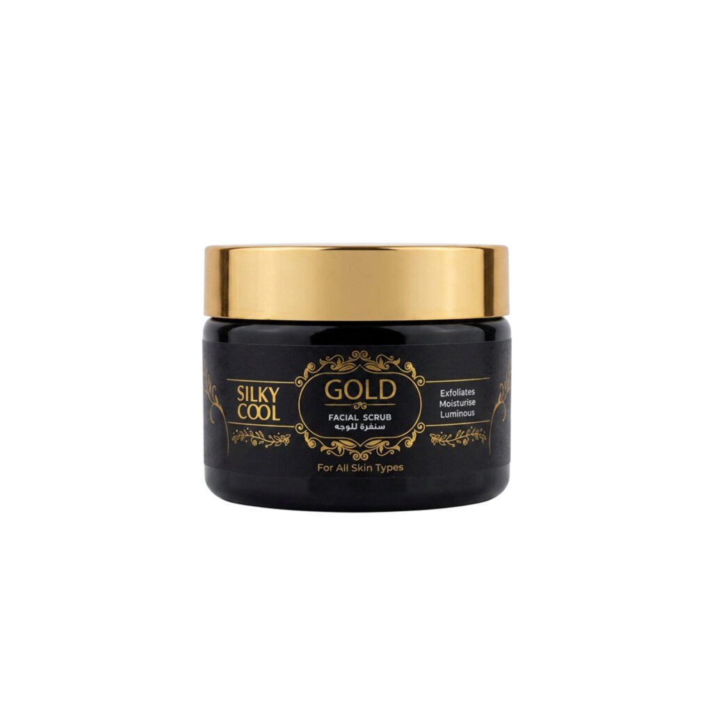 Silky Cool Gold Facial Scrub
