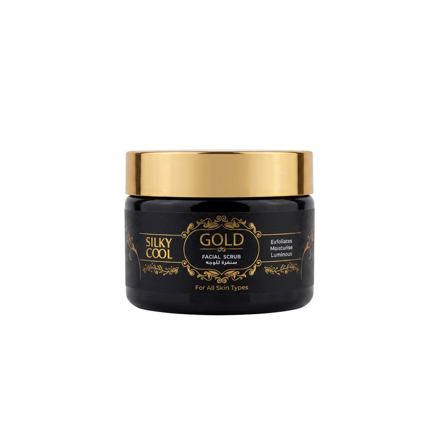 Silky Cool Gold Facial Scrub