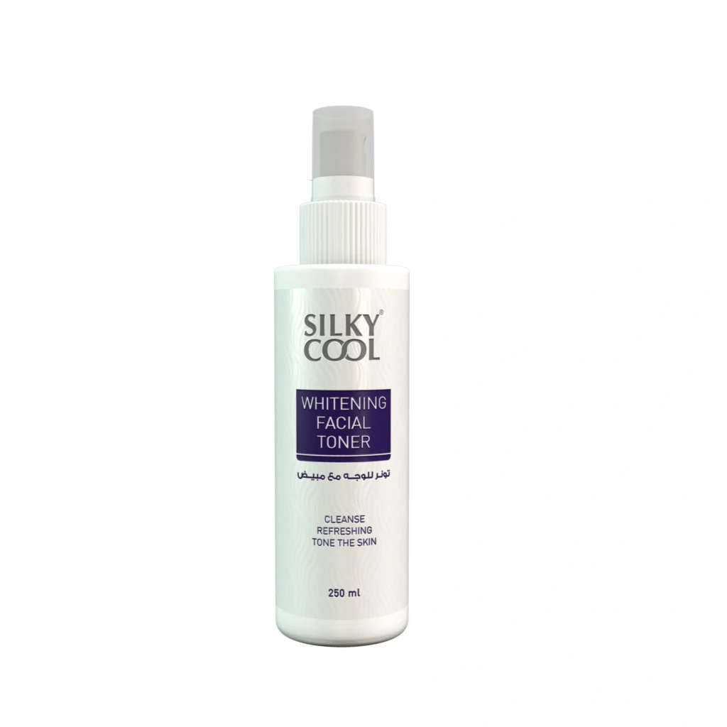 silky cool whitening facial toner