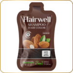 Hairwell Shampoo Hair Color (Dark Brown) Sachet