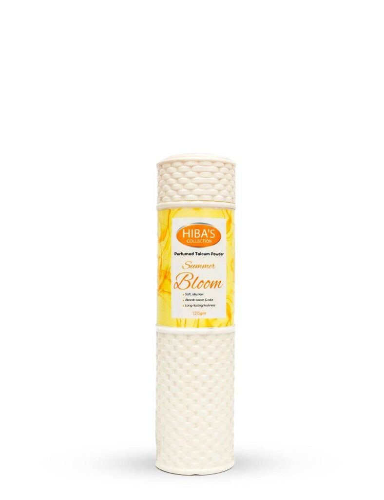 hiba's summer bloom perfumed talcum powder