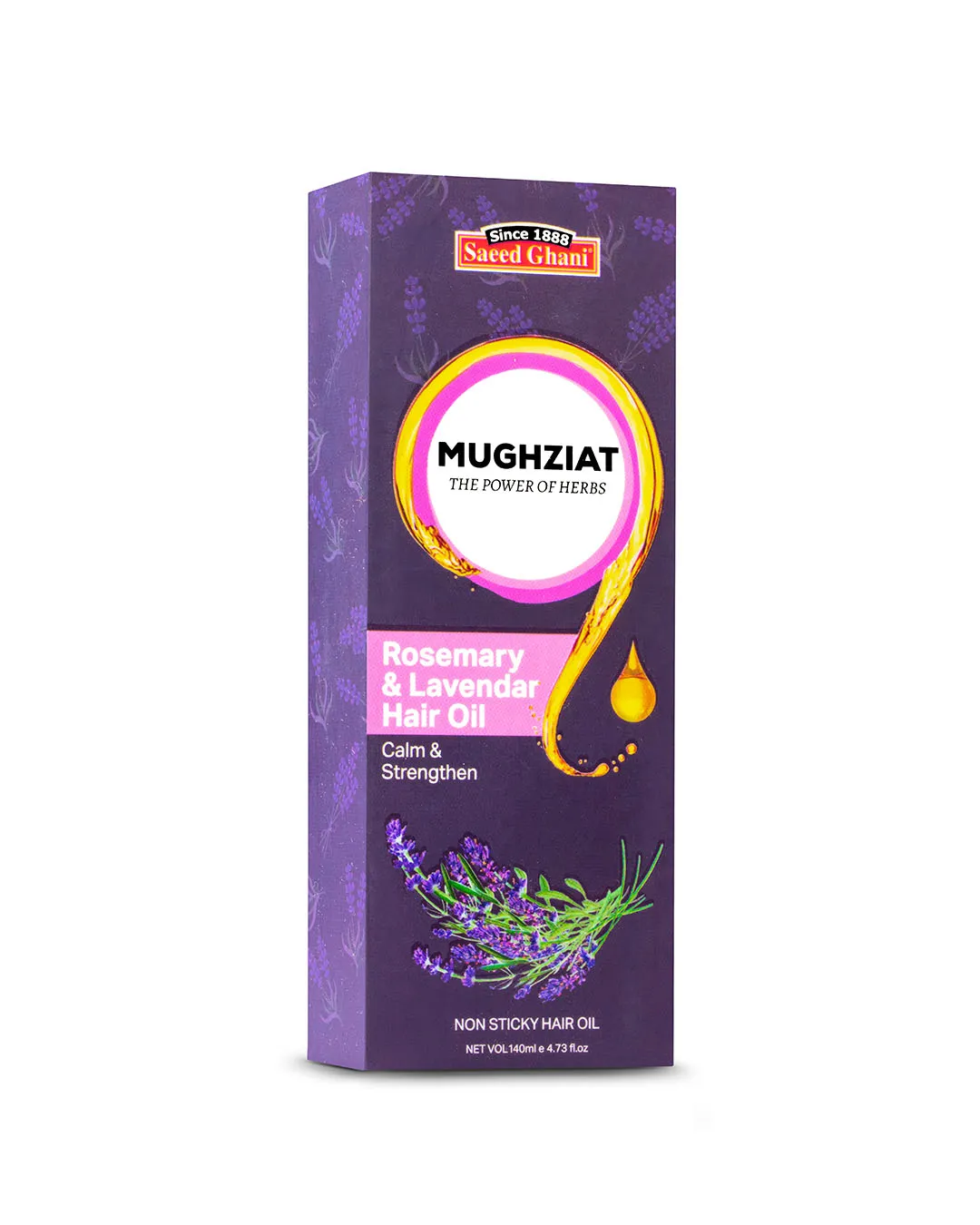 Lavendar_Oil saeed ghani mughziat onion rosemerry & lavender hair oil
