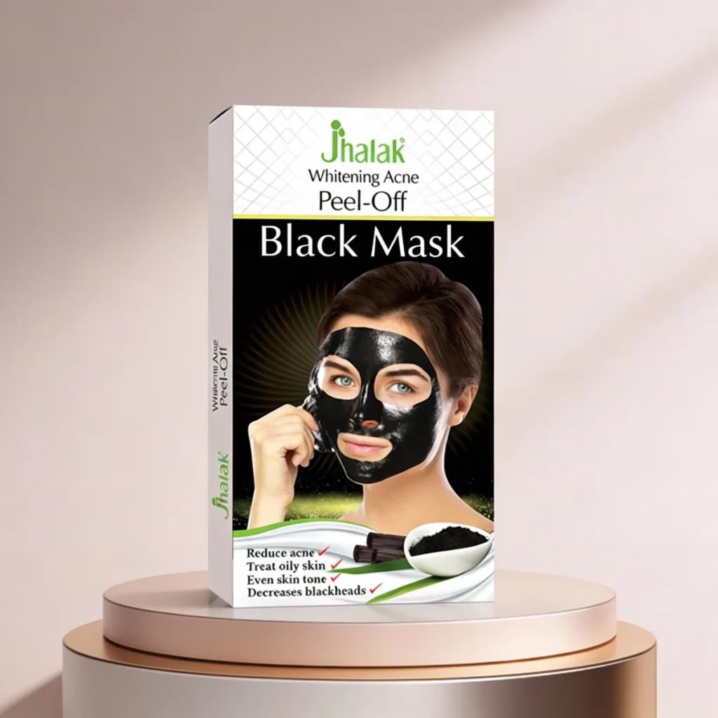 jhalak whitening acne peel-off black mask