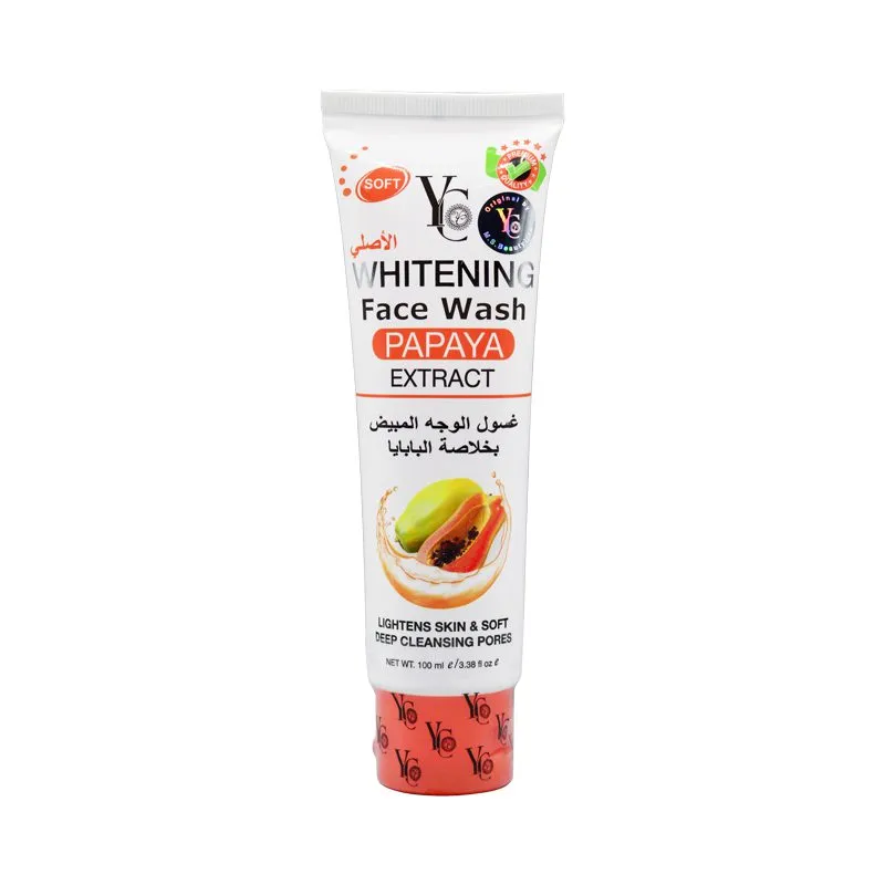 yc whitening face wash with papaya extract