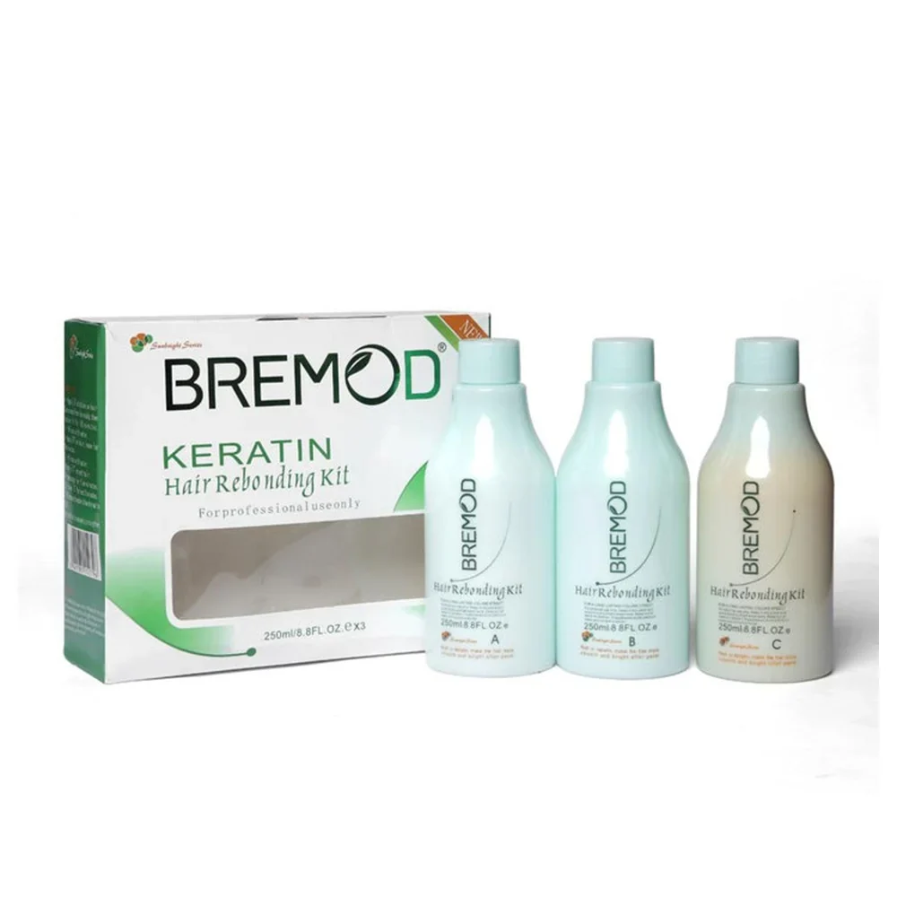 bremod keratin silky straight rebonding kit