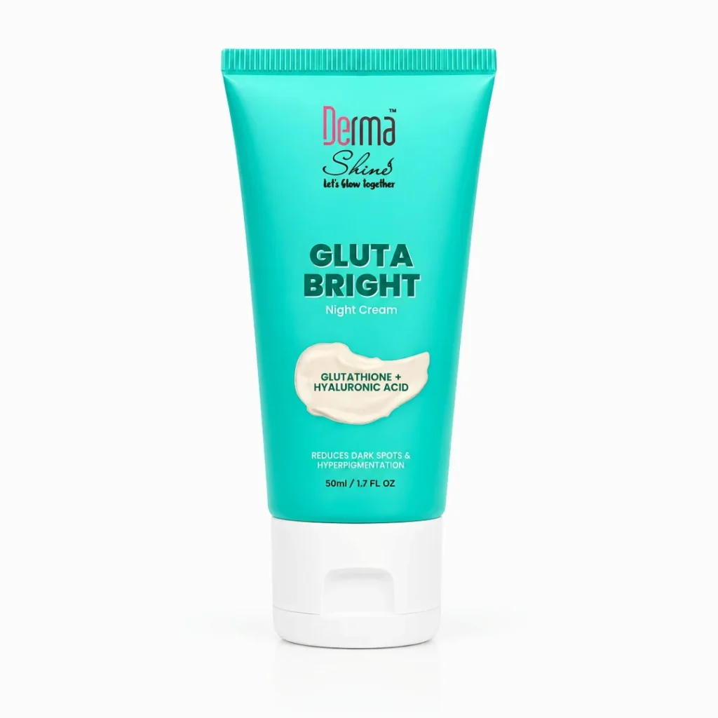 derma shine gluta bright night cream