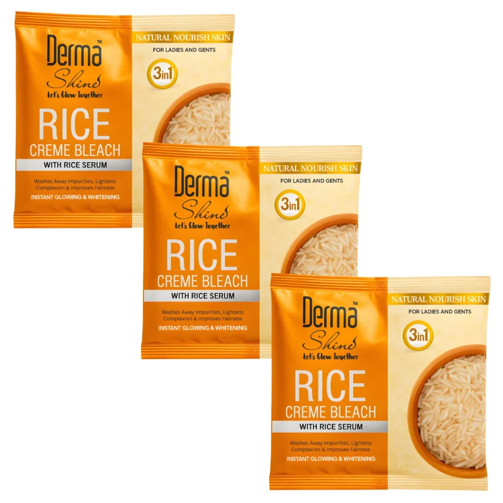 derma shine rice creme bleach