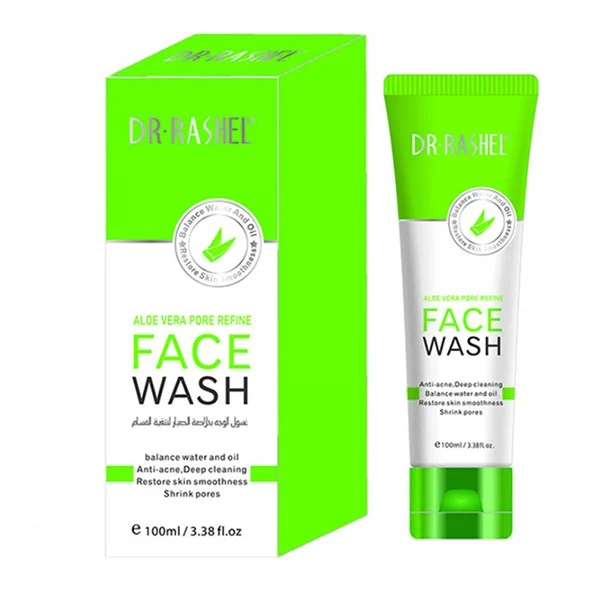 dr. rashel aloe vera pore refining face wash