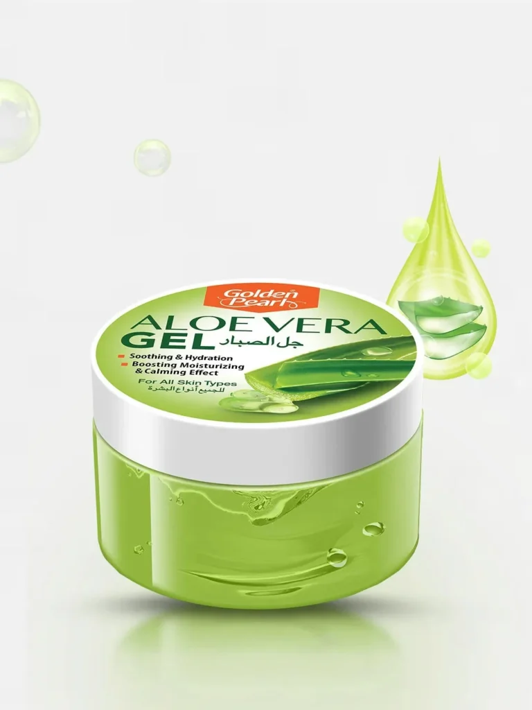 golden pearl aloe gel jar