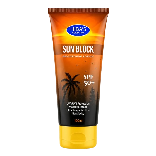 hiba's sunblock whitening lotion spf 50