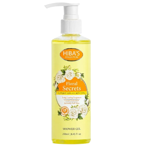 hiba's collection floral secrets shower gel