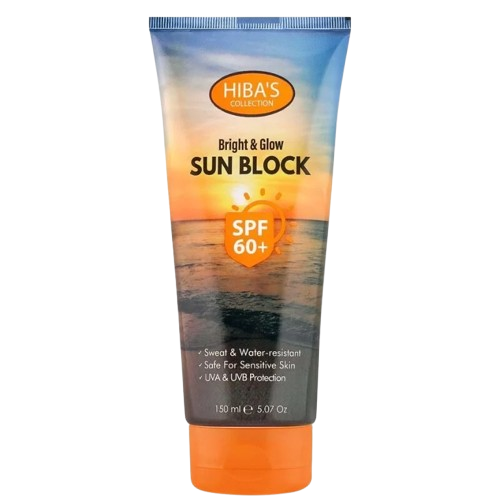 hiba's bright & glow spf 60+ sunblock