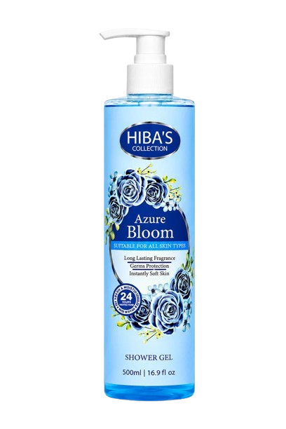 hiba's collection azure bloom shower gel