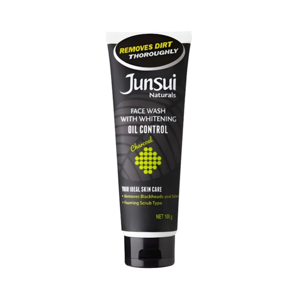 junsui naturals charcoal oil control face wash