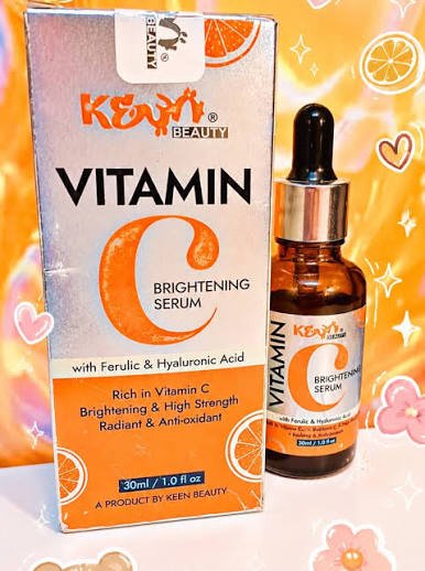 ke3n vitamin c brightening serum with ferulic & hyaluronic acid